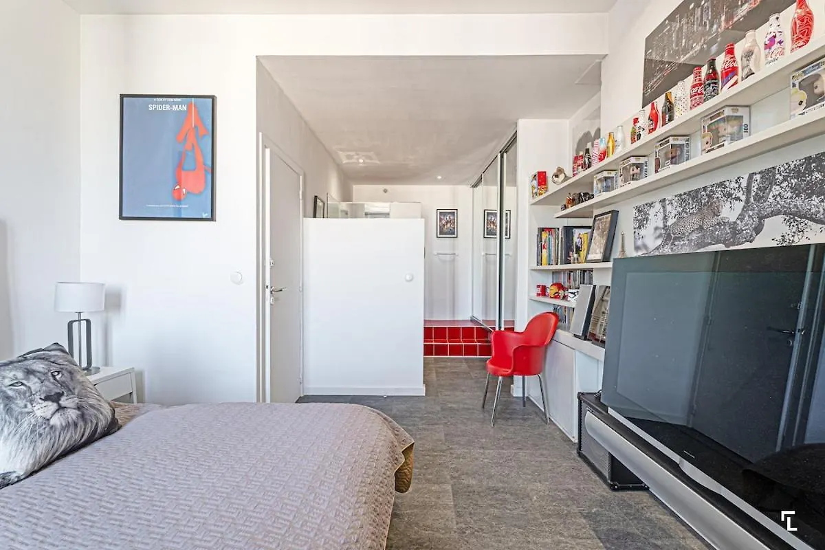 Loft Stern, Carre D'Or Marseille, 10 Pers, 3 Chambres, 260 M2, Dernier Etage 公寓 马赛