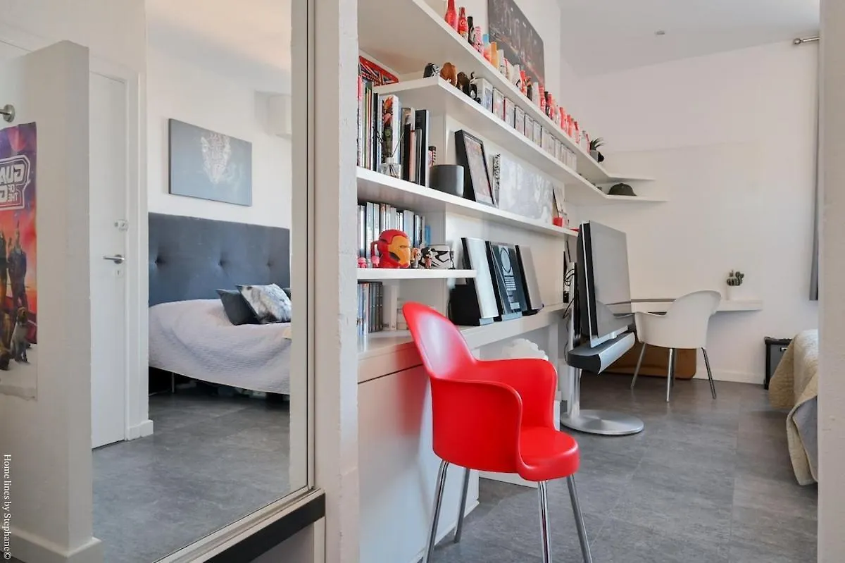 Loft Stern, Carre D'Or Marseille, 10 Pers, 3 Chambres, 260 M2, Dernier Etage
